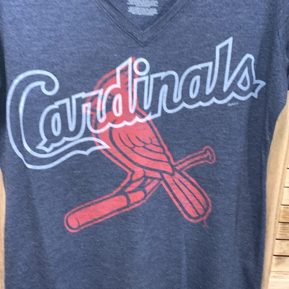 Nike Cardinals Baseball V-Neck T-Shirt Size XL